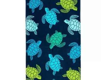 Blue Turtle Towel Pants