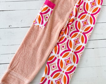 Pink Vintage Towel Pants