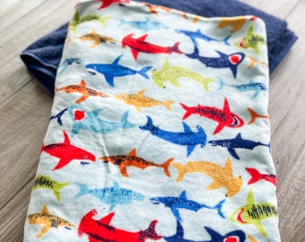 Rainbow Shark Towel Pants