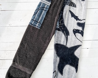 Shark Shades of Grey Towel Pants