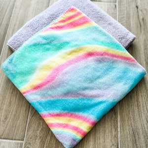 Wavy Rainbow Towel Pants image 3