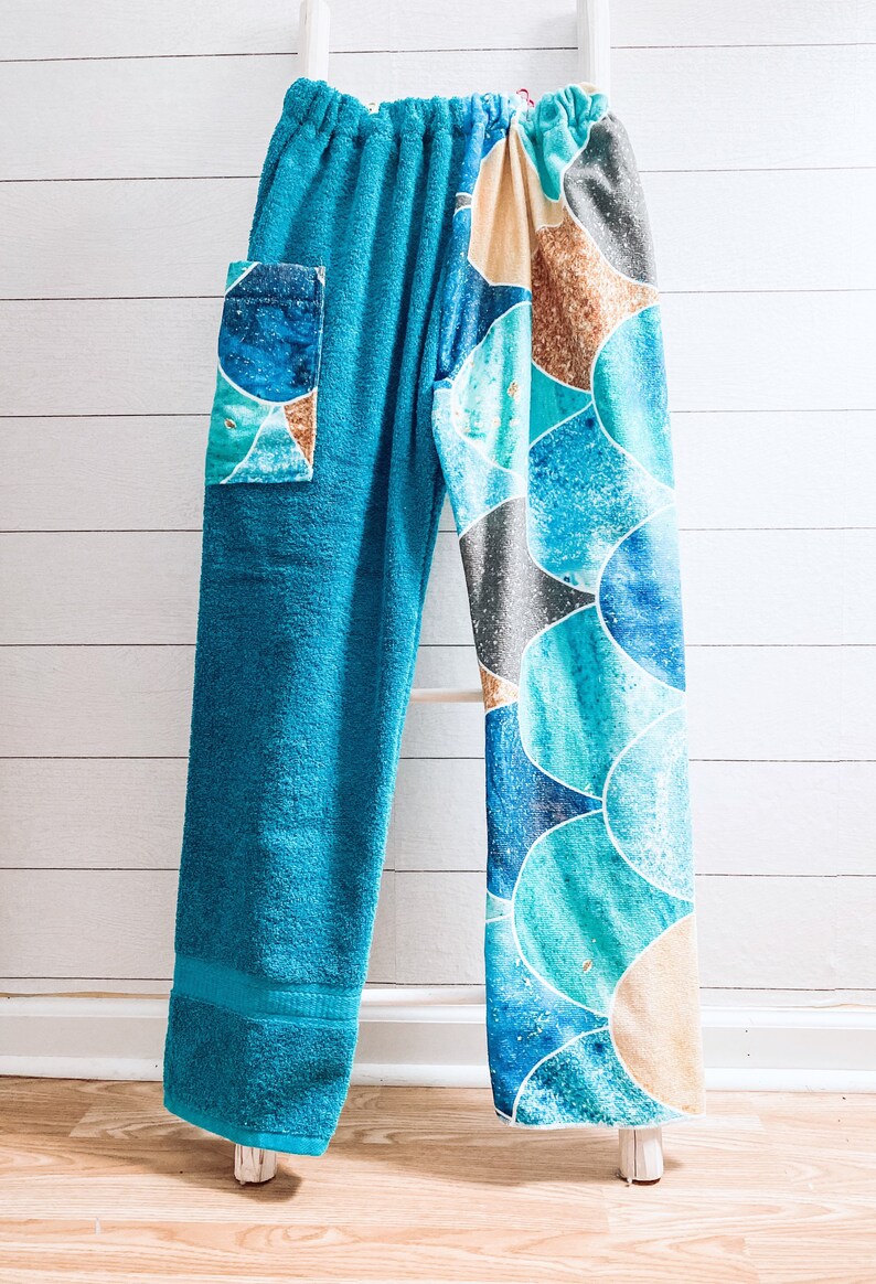 Mermaid Towel Pants Etsy