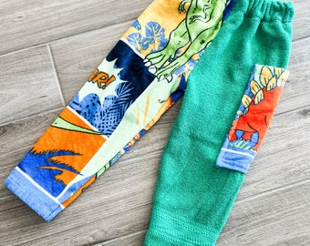 Comic Dino Towel Pants