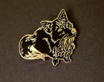 Cosmic Creatures - Three Eyed Fox - Enamel Lapel Pin