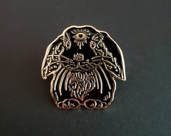 Cosmic Creatures - Night Sky Bunny - Enamel Lapel Pin