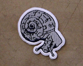 Snail Illustration, Embroidered Patch