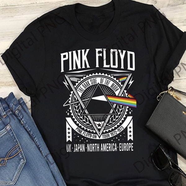 Pink Floyd Rock Bands Designs Png | Classic Rock Band Design | Rock Digital Download