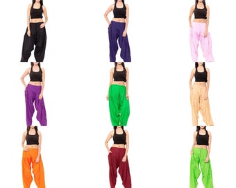 Cotton Patiala Salwar Punjabi Patiyala Trouser Readymade Patiala Free Size Pants for Women Yoga Pants