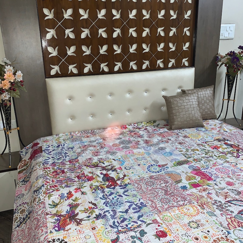 Quilted Bed Cover - Etsy