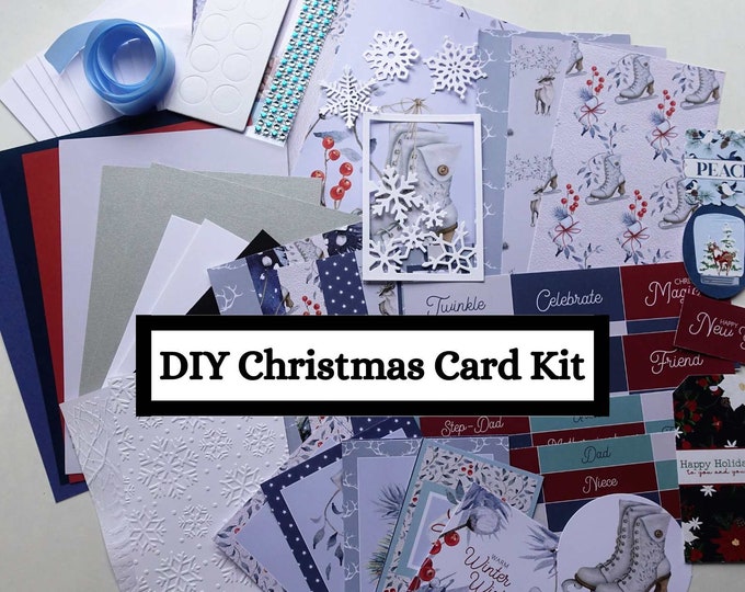 DIY Christmas Card Making Kit Etsy
