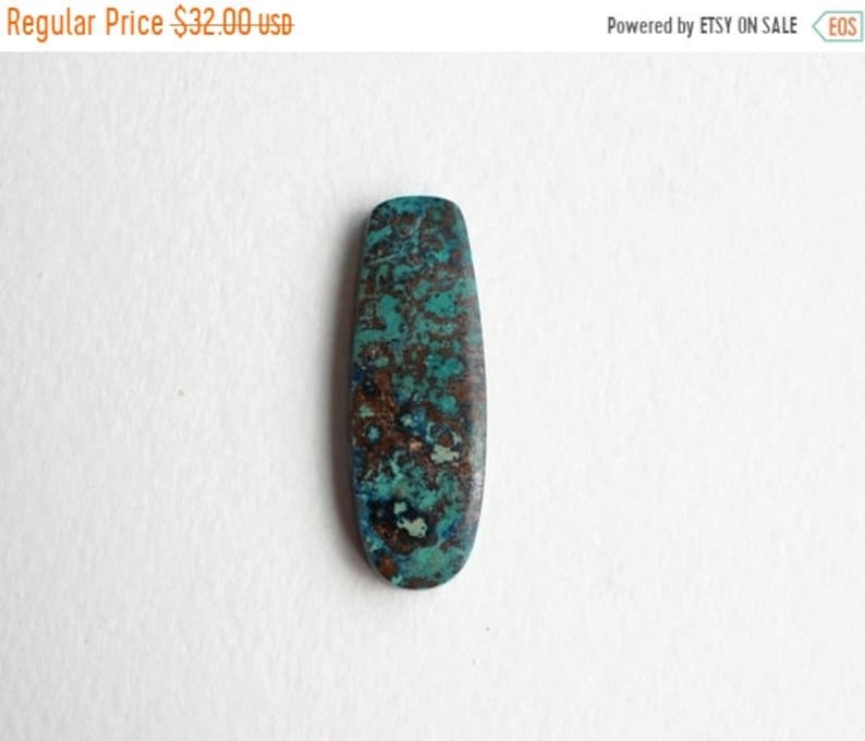 Turquoise and Brown Stone Cab Destash ON SALE Shattuckite Cabochon