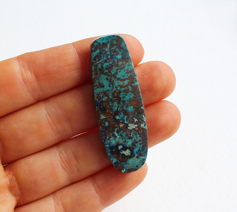 Turquoise and Brown Stone Cab Destash ON SALE Shattuckite Cabochon