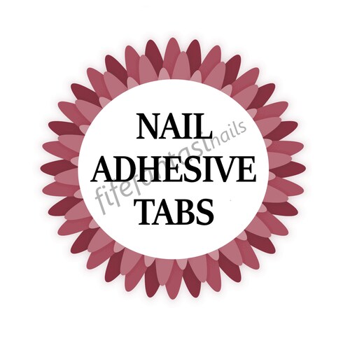 Adhesive Tabs for Press on Nails Two Sheets 40 Nail Sticky Etsy UK