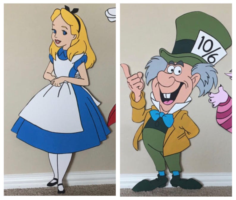 1 Alice or friends cutout prop image 2
