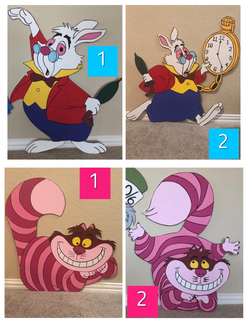 1 Alice or friends cutout prop image 3