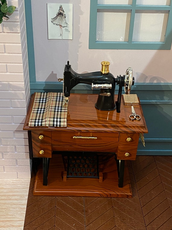 Buy Craftuneed Handmade 1 6 Miniature Dollhouse Sewing Machine and