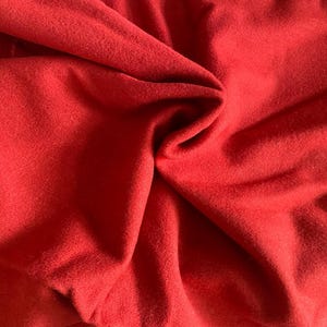 Soft Wool Fabric Sheet– Red For Sewing DIY (A Meter 100cm x 158cm)