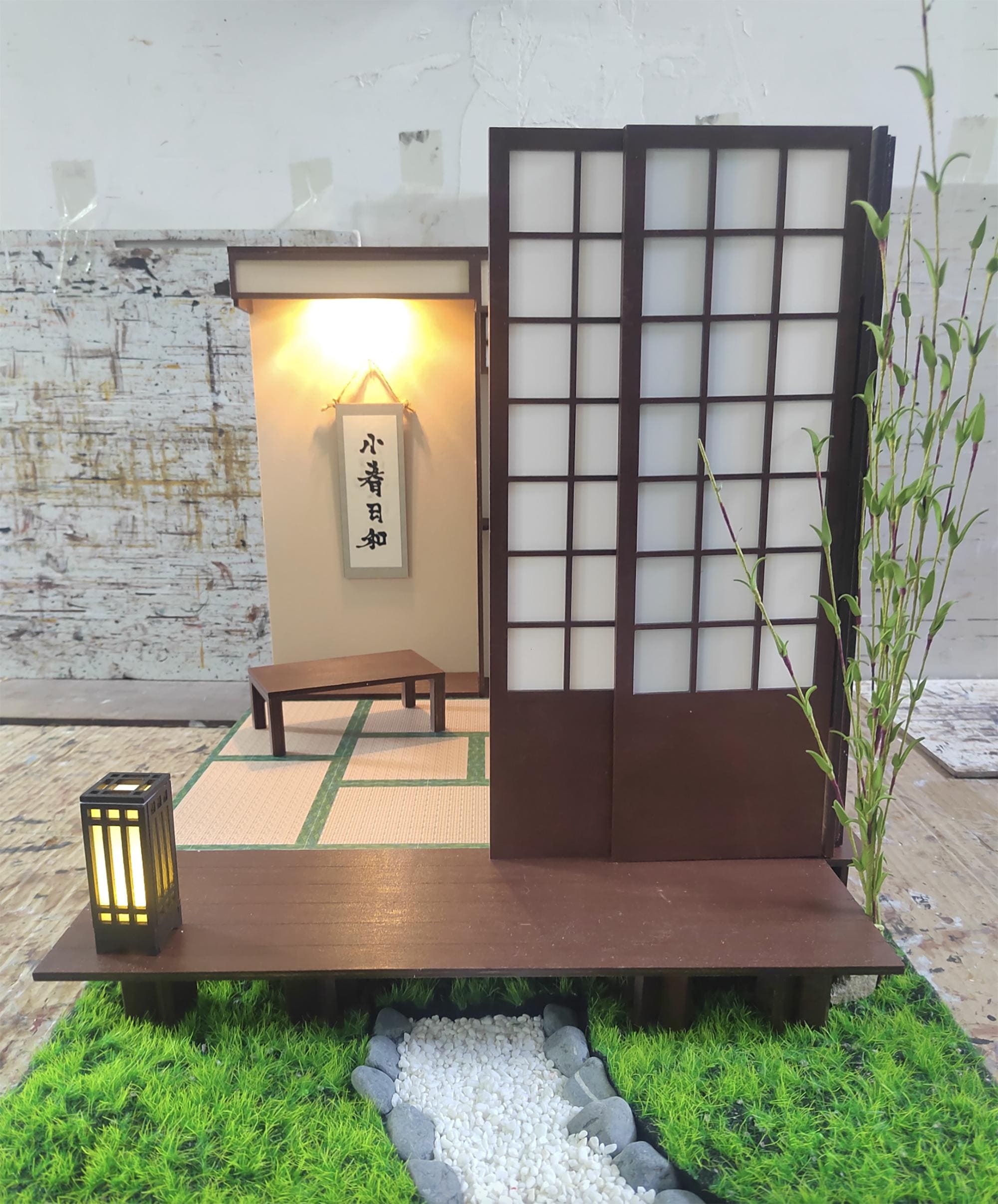 1:6 Scale Japanese-style Miniature Room Kit – DIY Unassembled