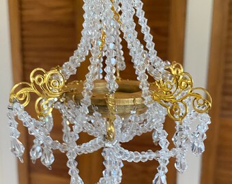 VGEBY Lampe Chandelier pour Maison de Poupée, Chandelier Décoratif VGEBY Lampe Chandelier pour Maison de Poupée, Chandelier Décoratif