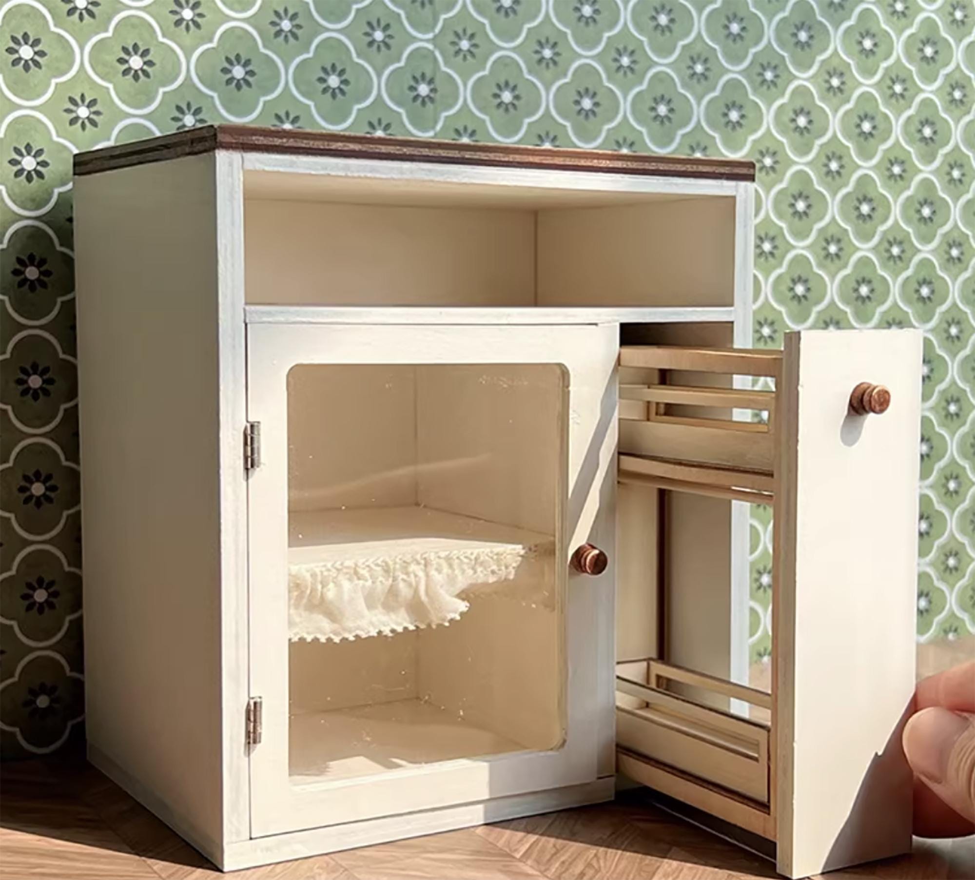 ハンドメイド 1:6 スケール ドールハウス ミニチュア キッチン家具