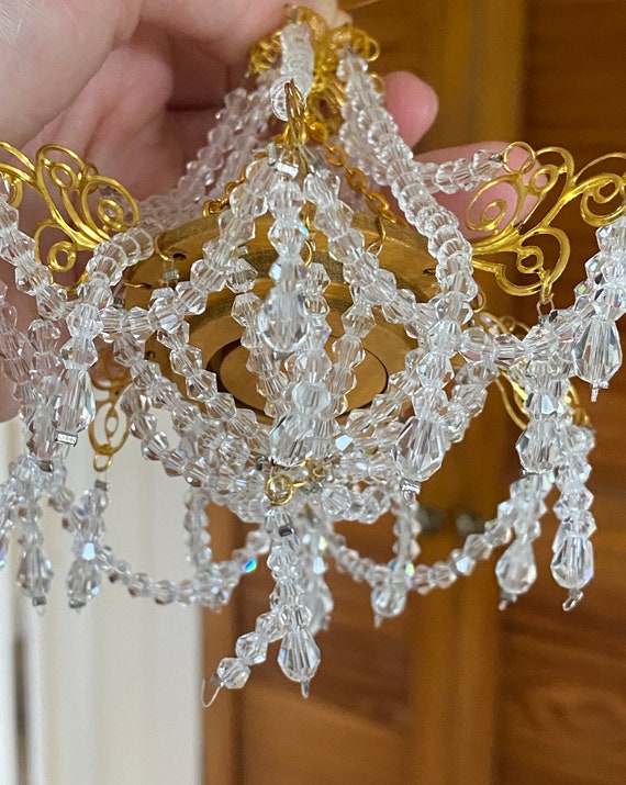 1:6スケール ミニチュアドール用 フェイククリスタルシャンデリア