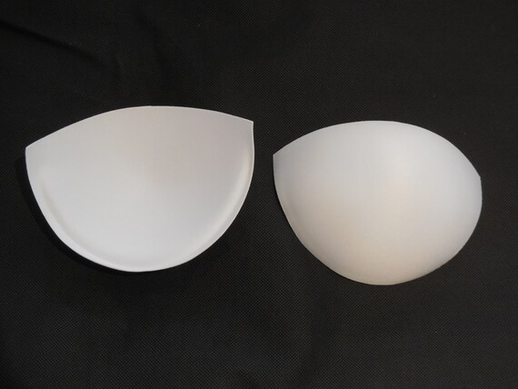 White Foam Top Push Up Arc Shape Bra Pads Insert Breast Etsy