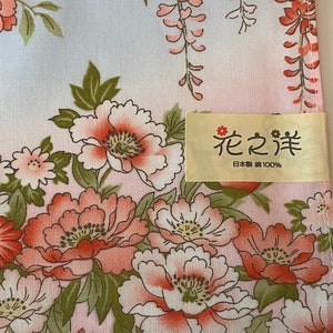 Craftuneed Premium 100% cotton Japanese flower print handkerchief Ladies Hankies multi size available Perfect gift image 8