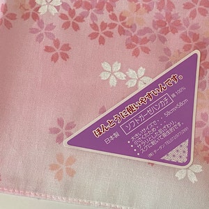 Craftuneed Premium 100% cotton Japanese flower print handkerchief Ladies Hankies multi size available Perfect gift image 4