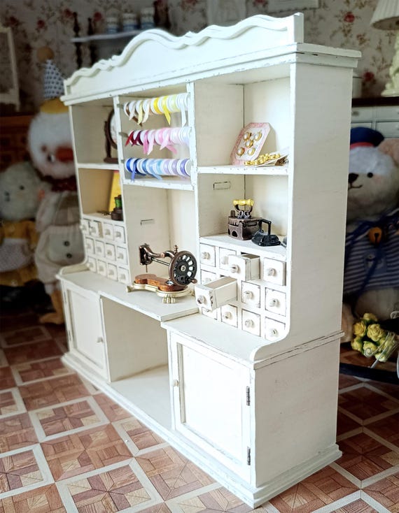 Maison de poupée miniature en bois avec décoration - VGEBY - Armoire Maison de poupée miniature en bois avec décoration - VGEBY - Armoire
