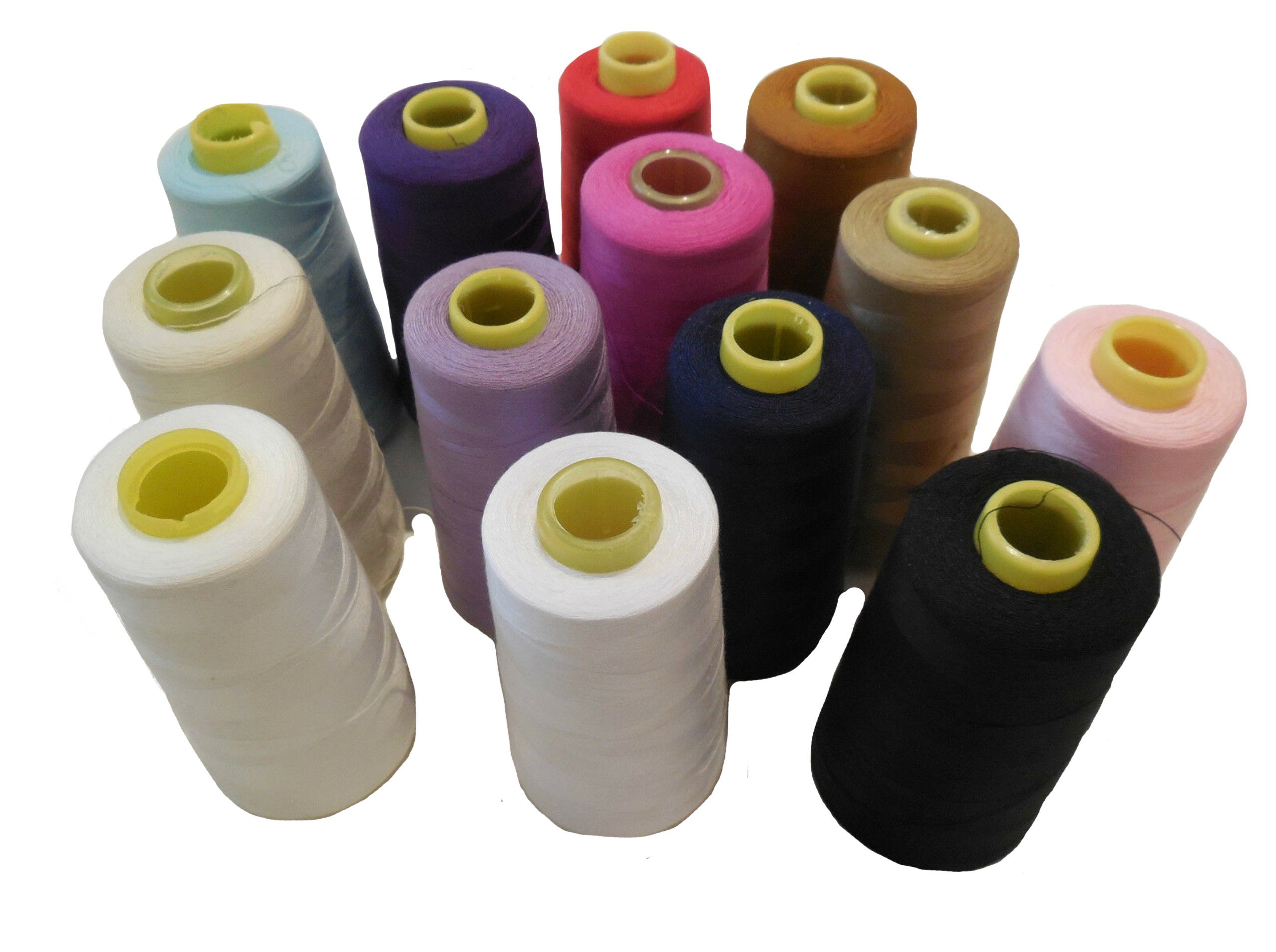 GCP Products 100 Color All Purpose Sewing Thread Polyester 250 Yards Per  Spools For Hand Stitching