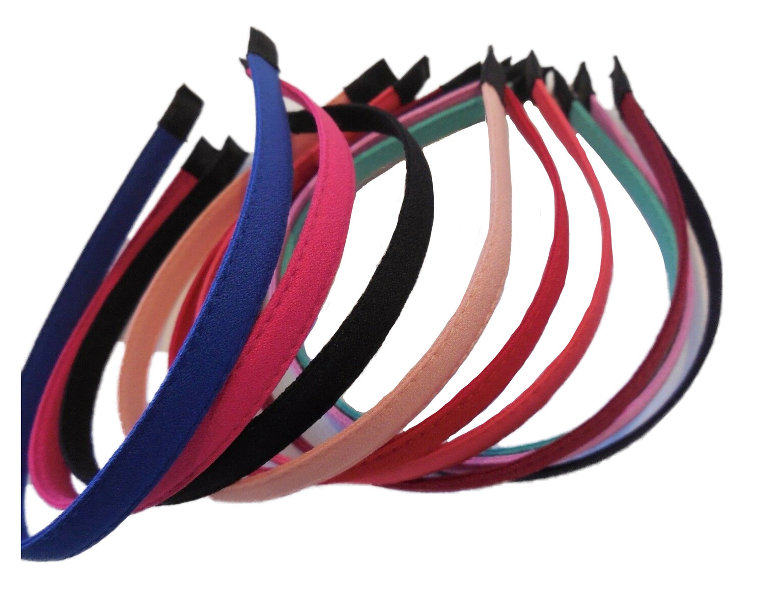 Women Plain Alice Band Headband Fabric Wrapped Hair Head Band Etsy UK