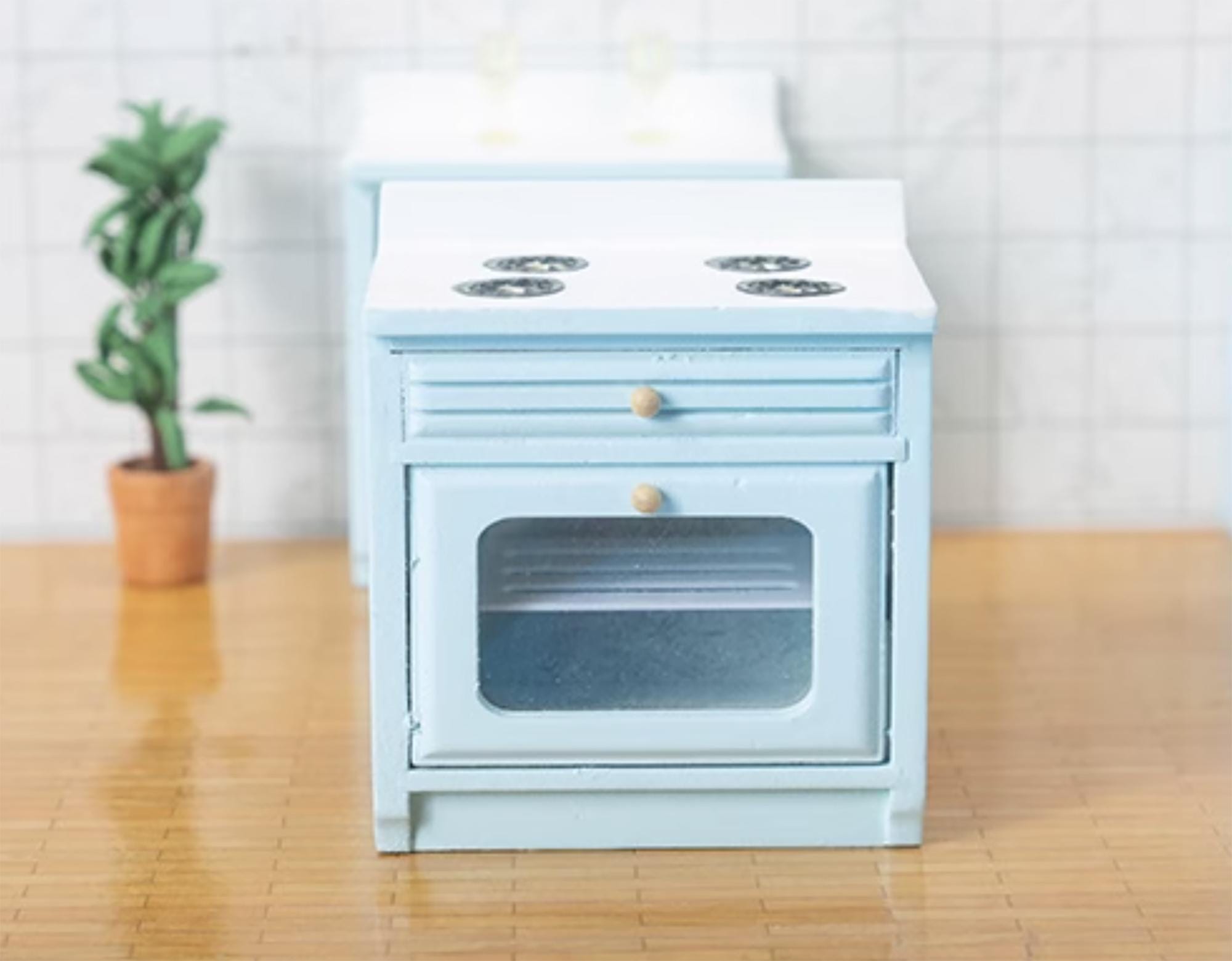 Miniature Wood Kitchen Cabinets 1:12 Scale