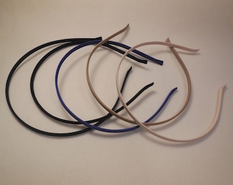 Women Plain Alice band headband satin fabric alice band hair band accessory diy is for sale. sold by per headband