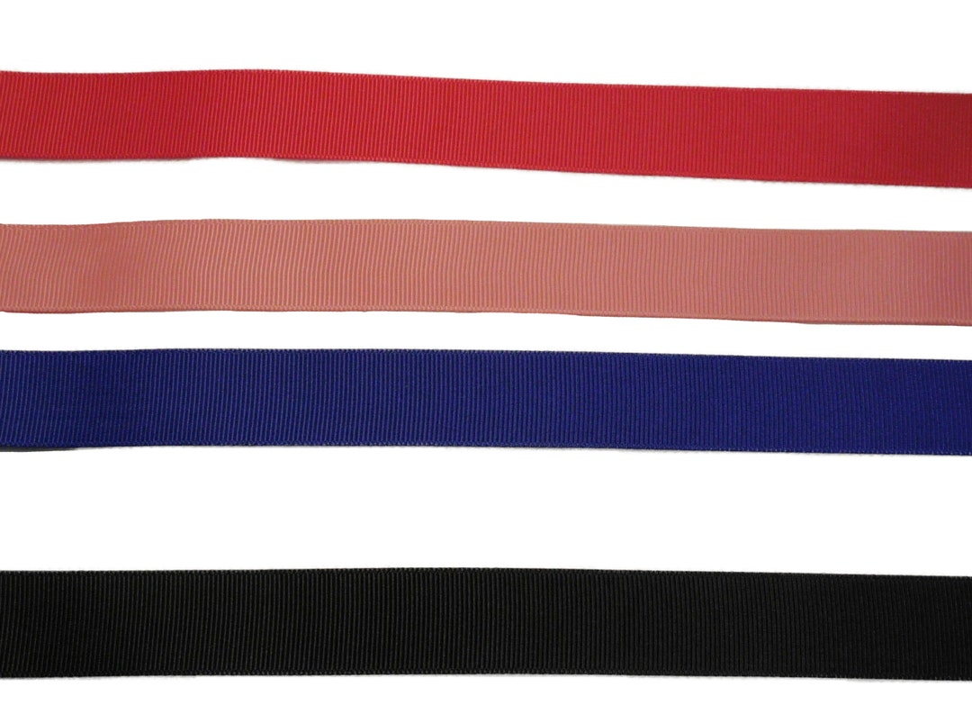 Double Faced Grosgrain Ribbon: 20mm Width, Gift Wrapping - per Yard ...