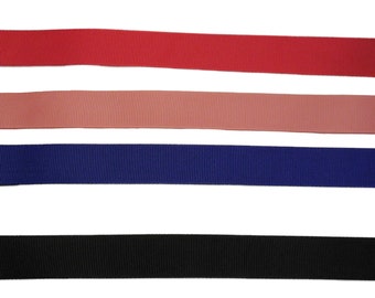 Nastro grosgrain bifacciale: larghezza 20 mm, confezione regalo - tagliato su misura