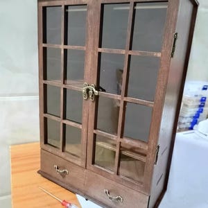 Handarbeit 1:6 Puppenhaus Schrank - BJD Diorama Miniature Kleiderschrank