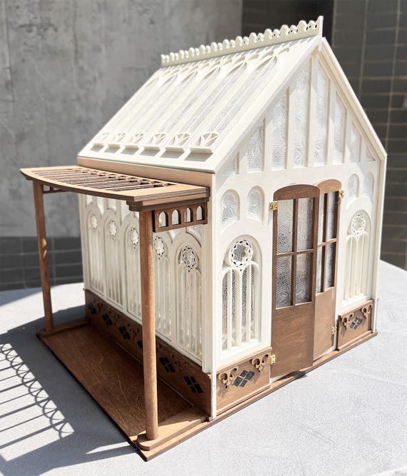 Tiandirenhe Miniatura Casa delle Bambole, Kit Casa Bambole in Legno 3D