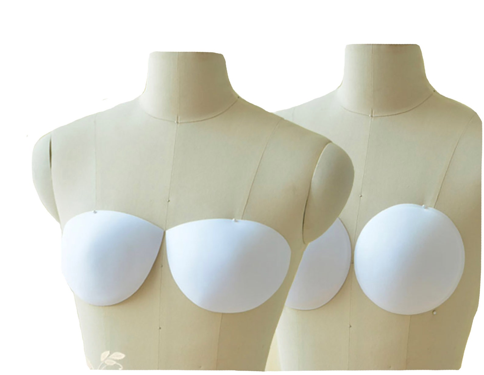 Dressmaking insert bra foam cups sew in push up bra pads Etsy