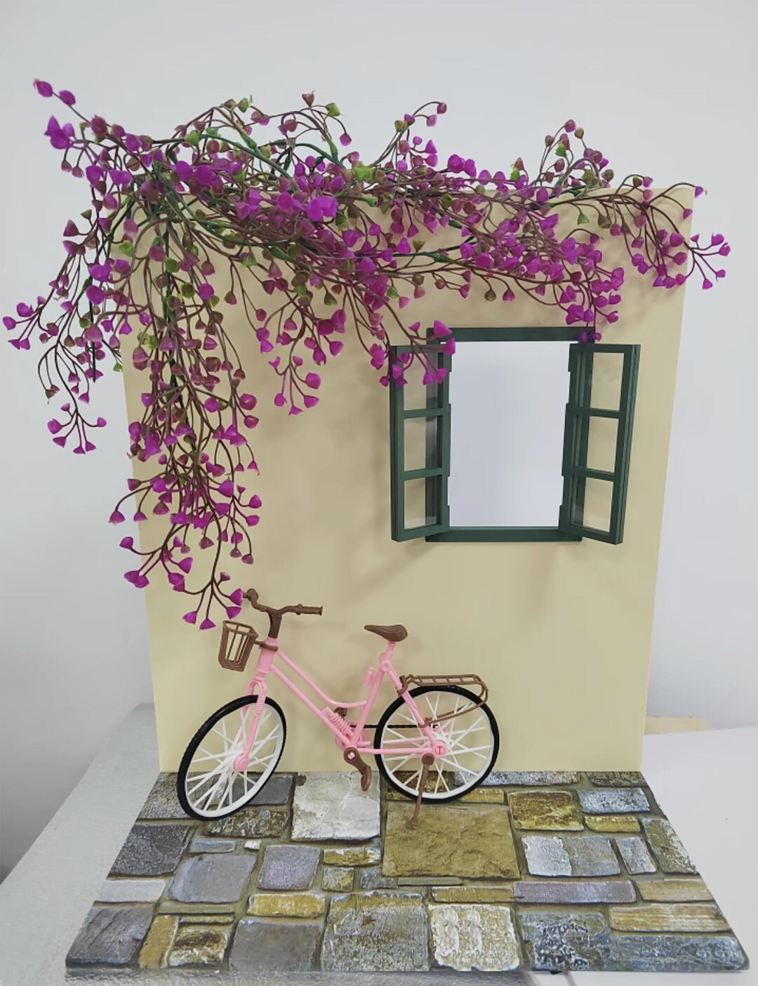 Craftuneed 1:6 Scale Doll Photo Backdrop Scene Setup Miniature ...