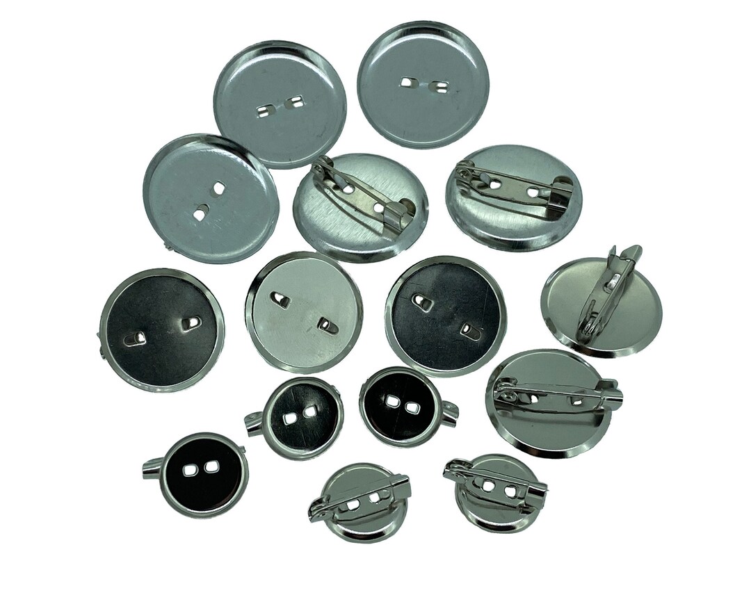 FTVOGUE Sicherheitsnadeln Set – 50 Stück, 20/25/32/38 Mm, Mit Verschluss, Silber
