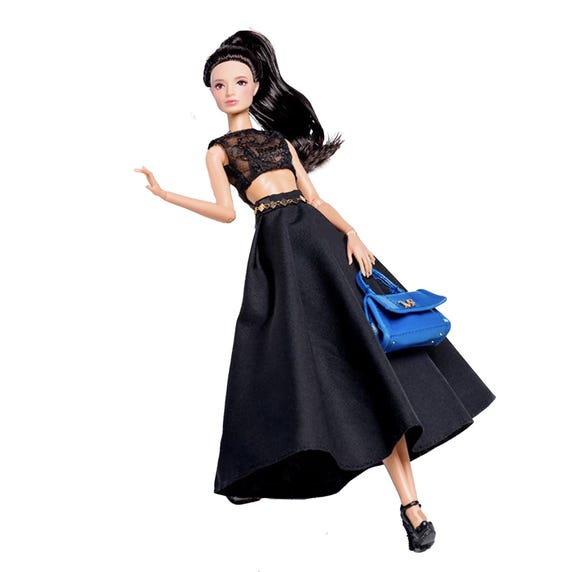 Gonna E Tuta Per Bambola Fashion Da 11,5 Pollici Con Aspetto - Foto 10