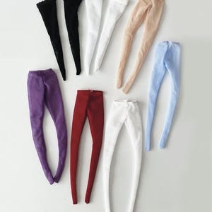 Medias para muñecas a escala 1/6: Medias miniatura de nailon hechas a mano (para muñecas de 29-30 cm)