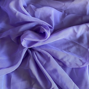 Bundle 8Meters Lilac Purple Premium Chiffon Fabric dress sewing soft chiffon fabric