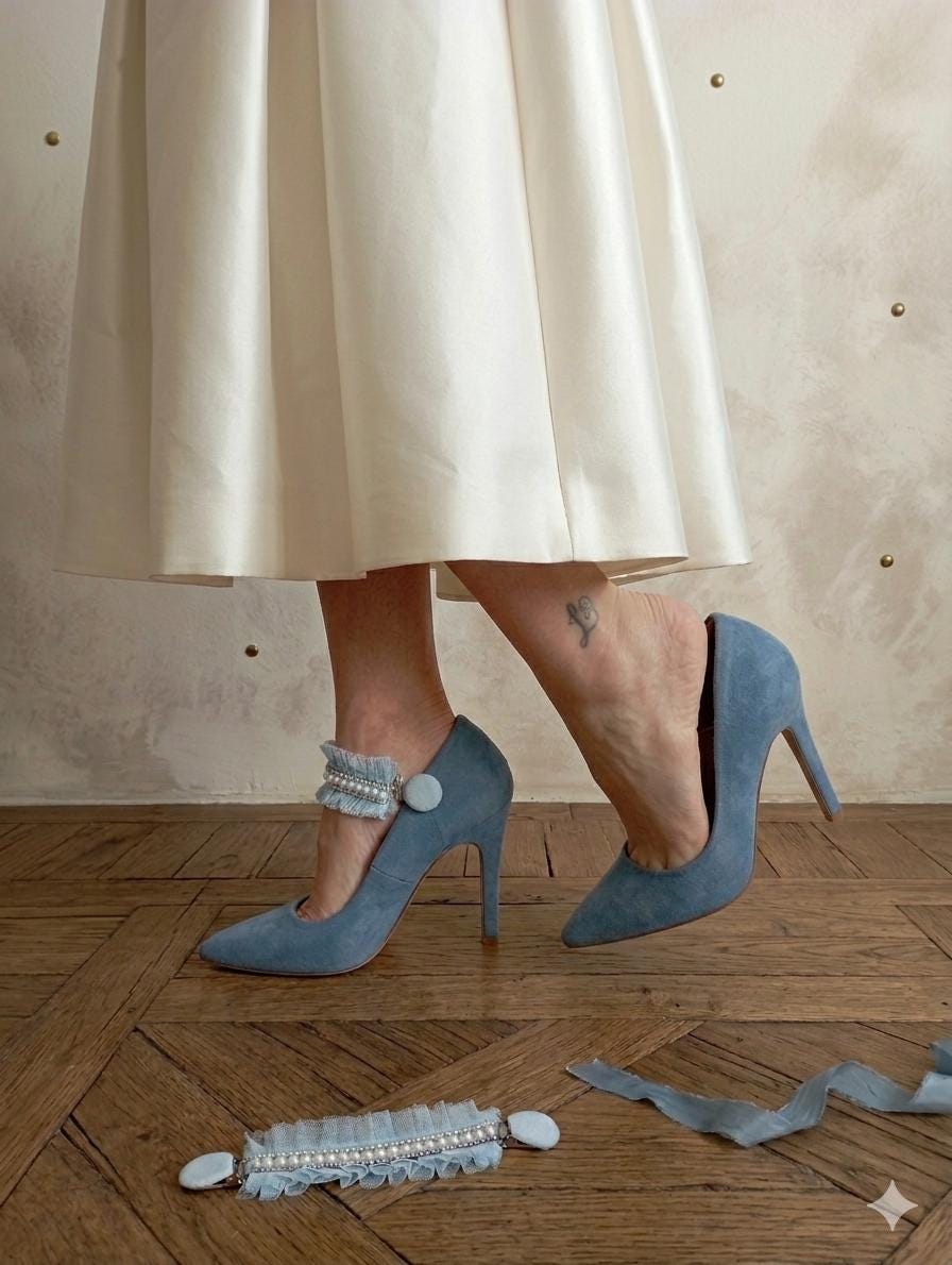 Chaussures De Mariage Avec Perles Et Paillettes Pour Femme - Talons Élégants Hanfike