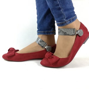 Loose shoe strap for mary jane, high heel shoe straps, shoe clips slender feet.