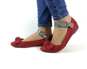 Loose shoe strap for mary jane, high heel shoe straps, shoe clips slender feet.