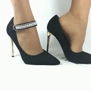 Pearl Detachable Shoe Straps: Elegant Shoe Accessory
