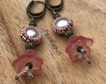 Hanging earrings