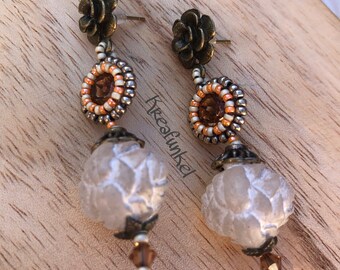 Hanging earrings