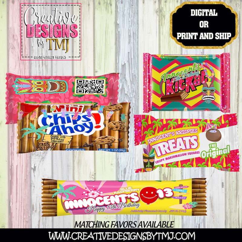 Luau Party Favors Etsy